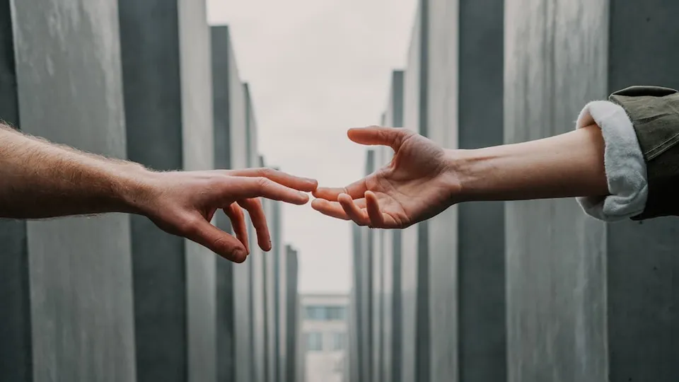 two hands